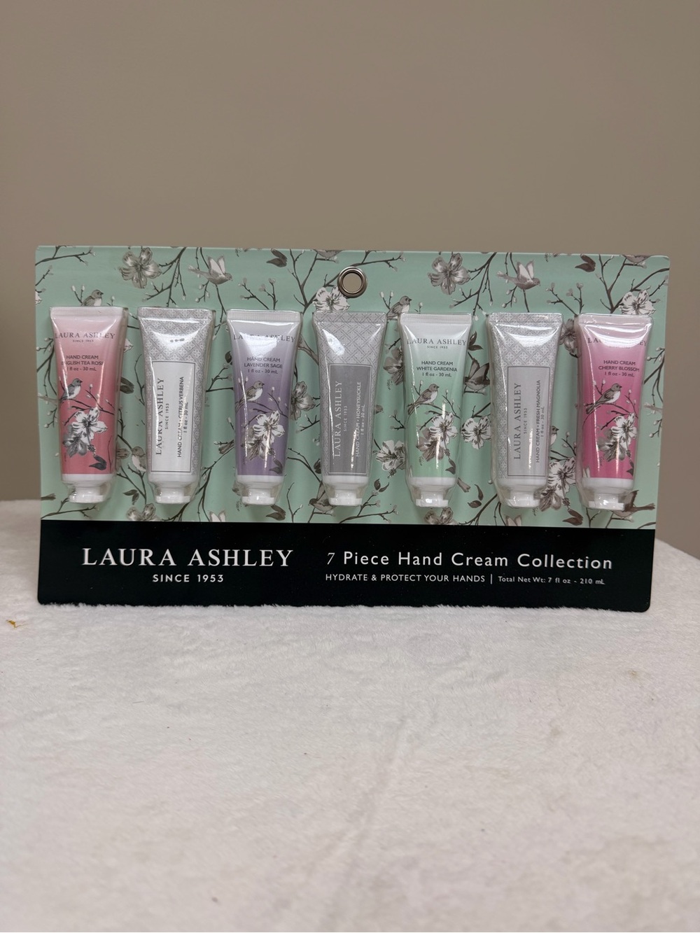 Laura Ashley Floral 7-Piece Hand Cream Set